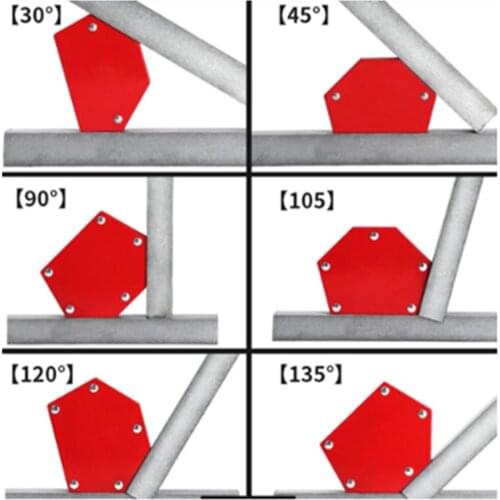 Metal Multi Degrees Auxiliary Accessories 6PCS Fixture 30lbs Set 9lbs 25lbs Easy To Clean Angle Soldering Arrow Welding Tools