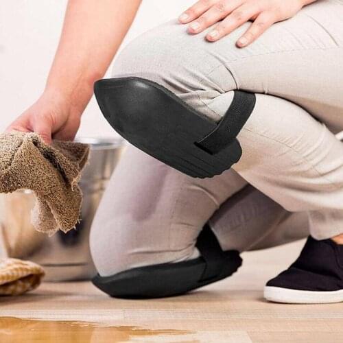 1 Pair Knee Pads Soft Eva Rubber Protective Knee For Sport Newest Kneepads Work Foam Builder Gardening R4R9