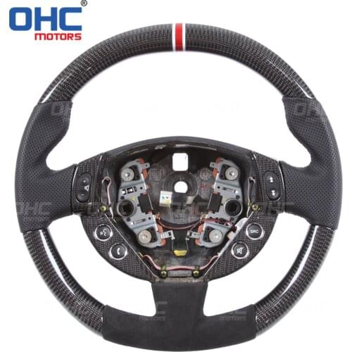 Real Carbon Fiber steering wheel for Ma-Serati Gh-ibli · Lev-ante · Quattr-oporte · Gran-Turismo · GT Con-vertible