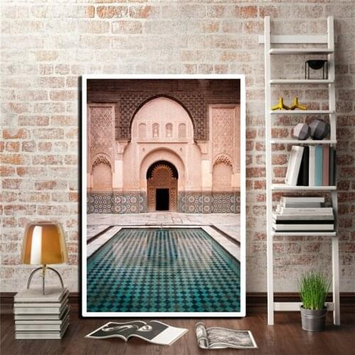 Canvas Prints Gate Morocco Posters Pictures Wall Paintings Modern Living Room Home Decor Unframed