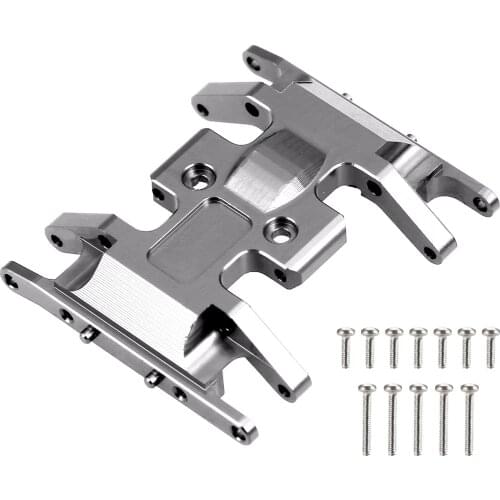 Alloy RC Plate Gearbox Base Brace Mount Transmission Skid Chassis Armor Skid Plate Center Frame for 1/24 Axial SCX24 AXI90081