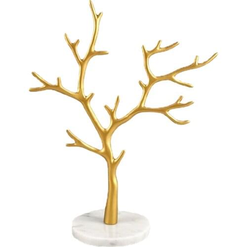 Fashion Jewelry Tree Stand Display Storage Necklace Bracelets Ring Earring Hanging Holder Show Rack Tray