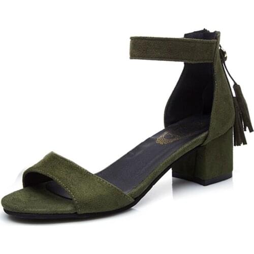 SMKEZEL Shoes With Medium Heels