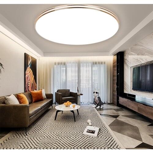 Ultra Thin LED Ceiling Light Panel Light 12 18 24 36 72W Surface Modern for Living bathroom ceiling lamp Home Kitchen Lighting