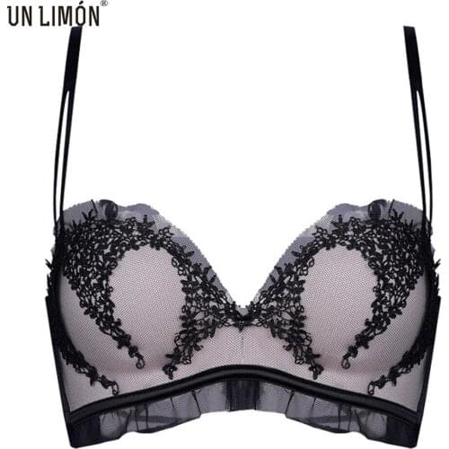 UNLIMON Women Lingerie Comfortable Lace Wireless Bra