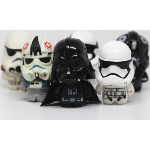 STAR WARS Imperial Stormtrooper Darth Vader Q Version Joints Movable Action Figure Model Toys