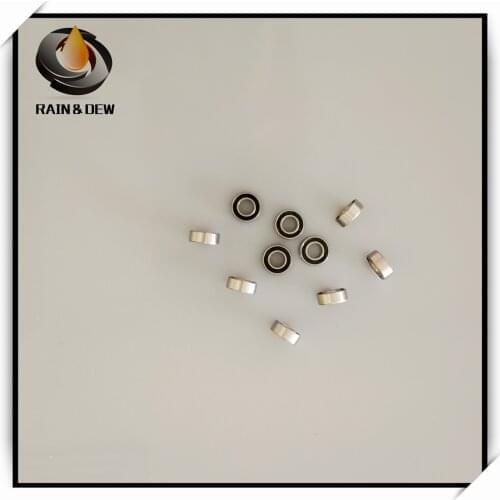 2Pcs SR166 2RS 166 Stainless steel hybride ceramic ball bearing ABEC-7 3/16" x 3/8" x 1/8" inch Bearing