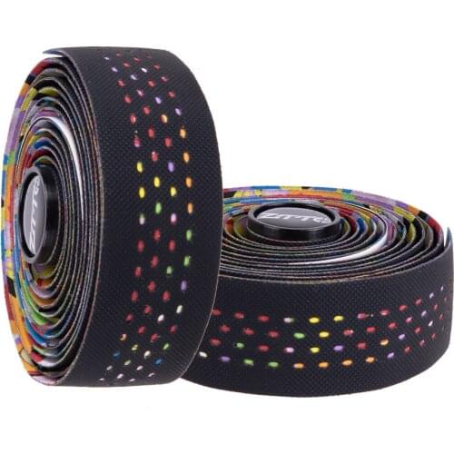 2021 ZTTO Road Bike Bar Tape High Quality Vibration Damping Anti-Vibration EVA PU Handlebar Bar Tape Colorful Wrap +2 Bar Plug