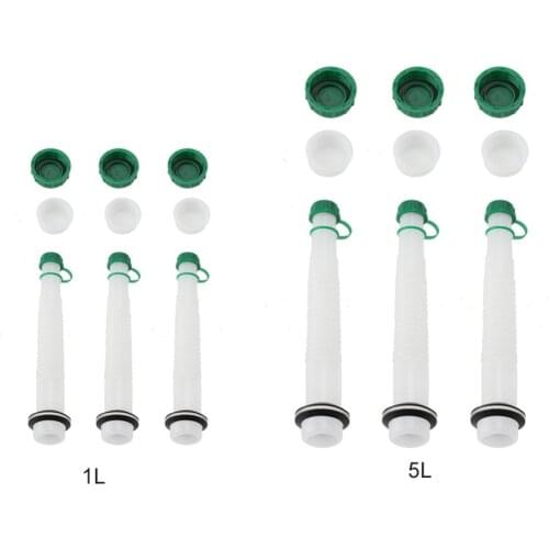 3 Sets of Replacement Gas Can Fuel Spout Cap Kit Garden Industrial Machinery Refuel Tool
