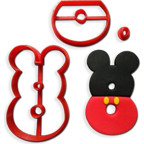 4inch 5inch Cartoon Mouse Font Numbers One Two Three Four Five Kids Birthday Fondant Decorated cake Cupcake Cookie Cutters