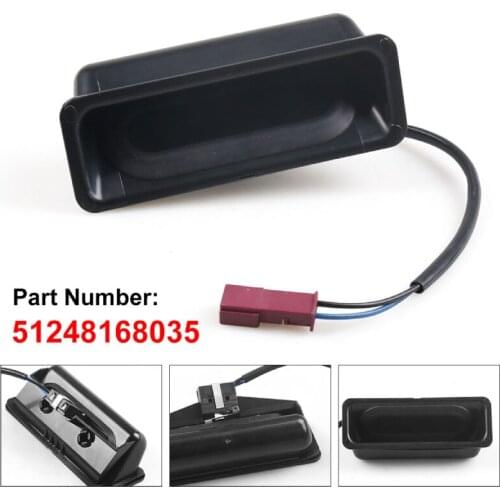 51248168035 Car Rear Lift Gate Trunk Lock Push Button Trunk Lid for BMW E39 E60 E61 525i 528i 530i 540i 550i 530xit 1997-2005