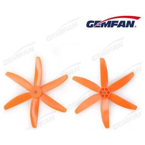 8 Pairs Summer Prime Sale GEMFAN 5040 6-blade 5x4x6 Red Color Propeller for LDARC/KINGKONG RC Drone