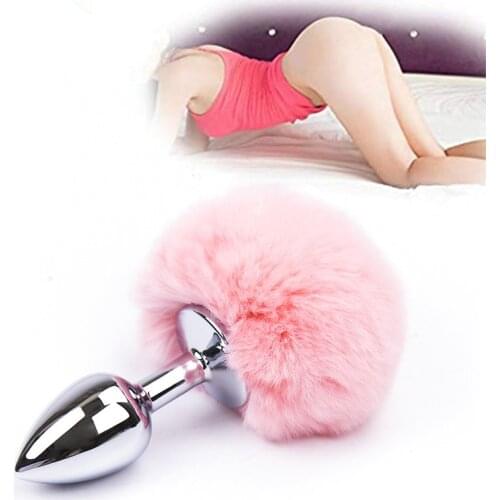 Butt Plug With Smooth Touch Stainless Steel Tail Anal Plug No Vibrator Anal Sex Toys For Woman Men Lesbian Sex Shop