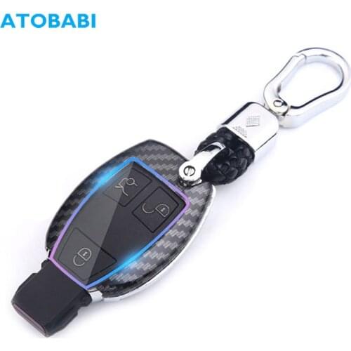 ABS Car Key Case For Mercedes Benz G R E S B Class GT Coupe GLS GLA 2019 2020 Keychain Holder Smart Remote Fobs Protector Cover