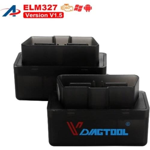 Auto Diagnostic Tool Super Mini Elm327 Bluetooth OBD2 V1.5 Elm 327 V 1.5 OBD 2 Car Diagnostic-Tool Scanner Elm-327 OBDII Adapter