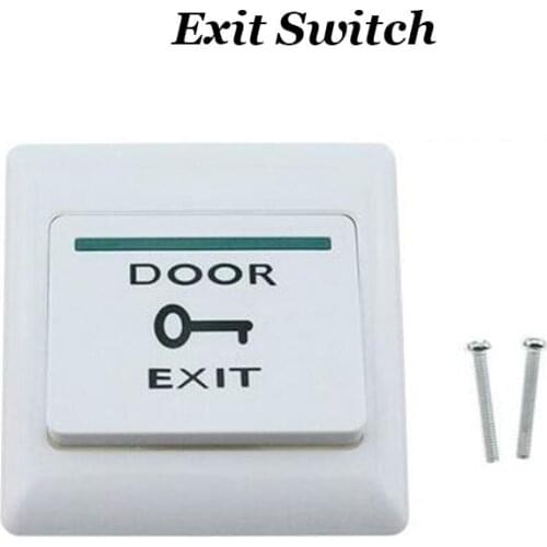 Apartment/department/Laboratory/Office Door switch with Exit Push Button Electric Lock Fireproof NO/COM Door opener 36V