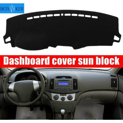 Car Dashboard Cover For Hyundai Elantra 2008 2009 2010 Dash Mat Dashboard Pad Carpet Anti-UV Anti-slip Anti-Sun