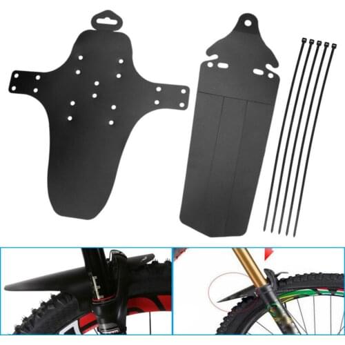 2Pcs/Set Front+Rear Fenders MTB Road Mud Guard Flaps Bicycle Wings Front Rear Bicycle Mudguard For Mountain Bike Fenders