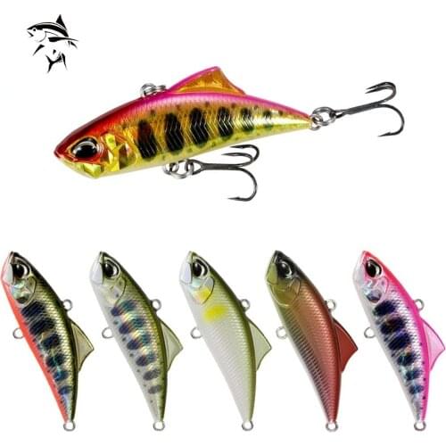 2021 Fishing Lures VIB Spearhead RYUKI Vibration 45S Lure for Pike Accessories Winter Artificial Bait Trouts Tackle