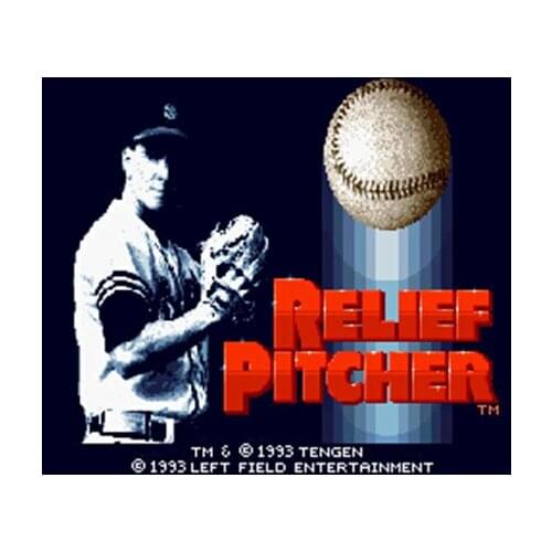 Relief Pitcher 16 bit Big Gray Game Card For NTSC Game Player Drop Shipping