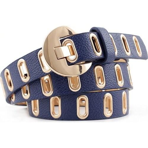 High Quality Women Leather waist strap female Fashion Alloy Buckle belt jeans trouser Pant waistband Lady Dress Belts Accessory