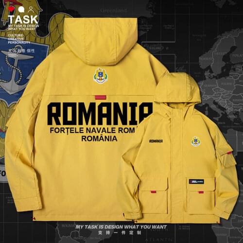 Romania Romanian ROU men jacket hooded Navy logo army fan windbreaker new jackets printed mens casual top coat autumn clothes