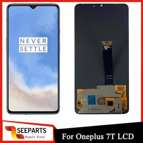 6.55" For Oneplus 7T Lcd Display Touch Panel Screen Digitizer Assembly 7T HD1903 HD1900 HD1901 Touch Screen Free Shipping