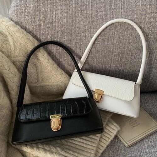 French Shoulder Bag Fashion Tote Handbag Armpit Bag Womens Bags Baguette Bag Mini Shoulder Bag Vintage Handbag