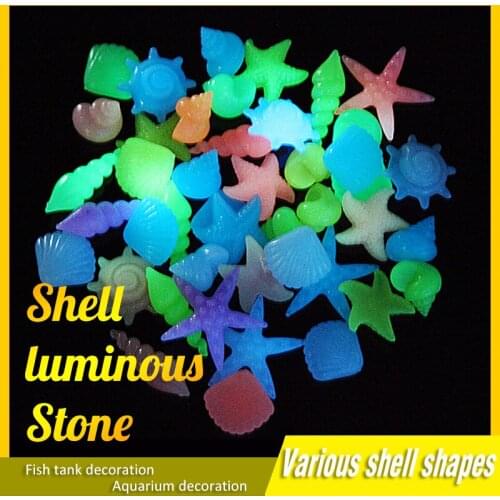 Glow in the Dark Garden Shell Pebbles Glow Stones Rocks for Walkways Garden Path Patio Lawn Garden Yard Decor Luminous Stones