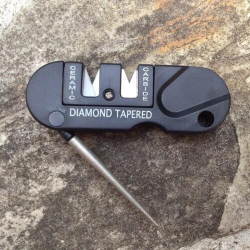 Sharpener Diamond Tool Camp Gear Hike Tungsten Ceramic Sharpen Fish Hook Pocket Carbide Whetstone Outdoor Portable Tools