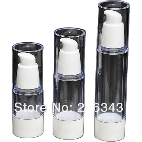 50ml airless pump bottle or lotion bottle or essence bottle with bird mouth shape pump can used for Cosmetic Container