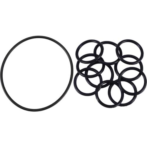 11 Pcs Rubber O Type Sealing Ring Seal Ring Black 150 X 140 X 5 Mm & 30 X 25 X 2.5Mm