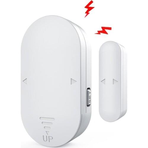 Wireless Door Window Sensor Alarm Detector With 130dB Alarm Sound Built-in Speaker