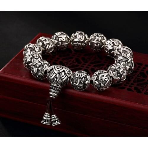 BOTOHO Men's Silver Bracelets