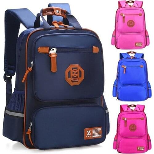 Children Primary School Bags for Boys Kids Waterproof Backpacks England Style School Backpack Girls Satchel Orthopedic Schoolbag