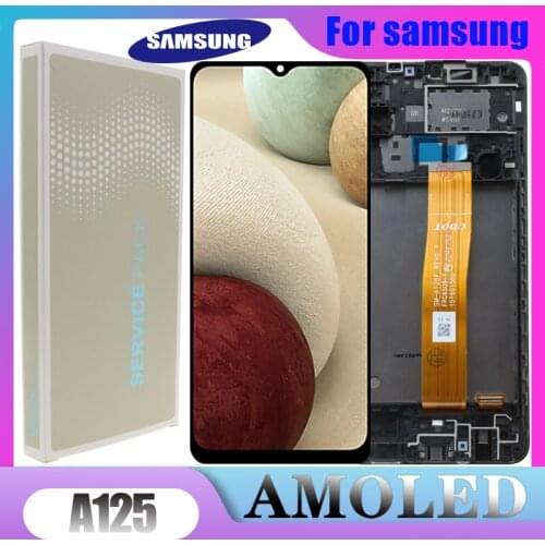 6.5'' Display For Samsung Galaxy A12 A125 A125F SM-A125F/DS A125M LCD Display Touch Screen Digitizer Assembly Replacement parts