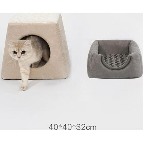 Cat House Cat Litter Four Seasons Cat Stuff Universal Collapsible Cat Litter Small Kennel Cat House Cat Supplies Net Red Pet Cat