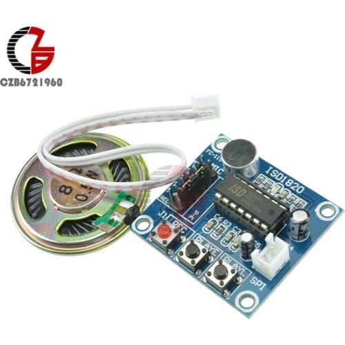 ISD1820 Sound Voice Recording Playback Module With Mic Sound Audio and Loudspeaker