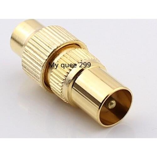 Cable TV/video RF wire plug/bamboo head RF male /9.5 head /TV head metal plating