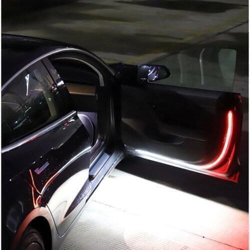 Hot Car Styling Door Decoration Light Strips FOR SUBARU Xv Forester 2016 impreza outback sti legacy VW POLO PASSAT JETTA GOLF
