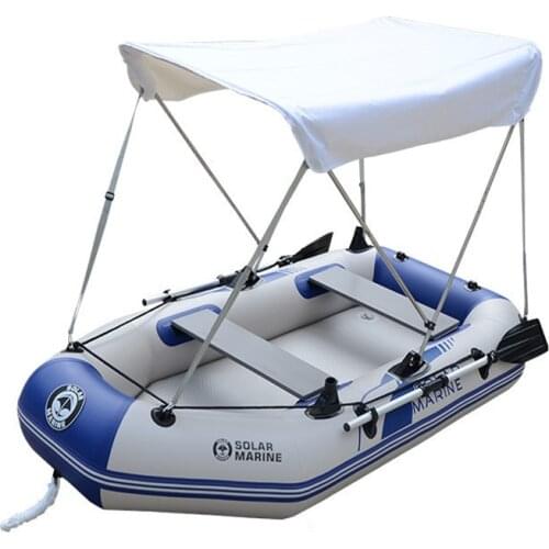 Solar Marine Inflatable Boat Fishing Kayak Water Sun Proof UV Protection Canopy Awning Sun Shade PVC Fishing Boat Awning Tent