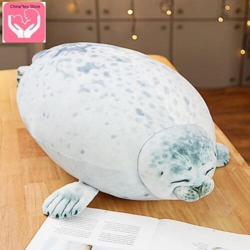 New Seal Pillow Popular Soft Plush Seal Doll Aquarium Plush Toy Pillow Pillow Plush PP Cotton