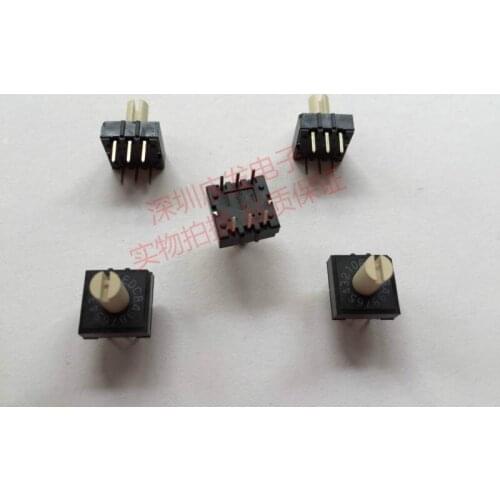 Original new 100% RH3HA-16C rotary dial switch 16 gear switch 0-F code switch 3:3