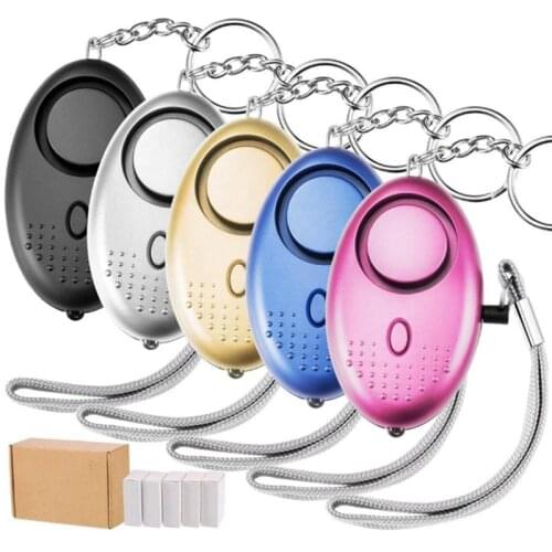 Portable Self Defense Alarm 130DB Emergency Protection SOS Personal Safety Alarm KeyChain for Woman Children Elderly