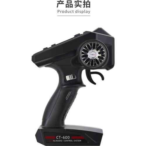 HotRC CT-600 2.4GHz 6CH FHSS One-handed Control Radio Transmitter for RC Car Boat Tank Racer Drone Quadcopter Accessories Parts