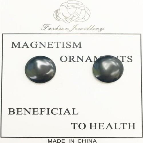 Y1UF 2Pcs/Pair Bio Magnetic Therapy Weight Loss Stud Earrings Slimming Stimulating Acupoints Magnet Stickers