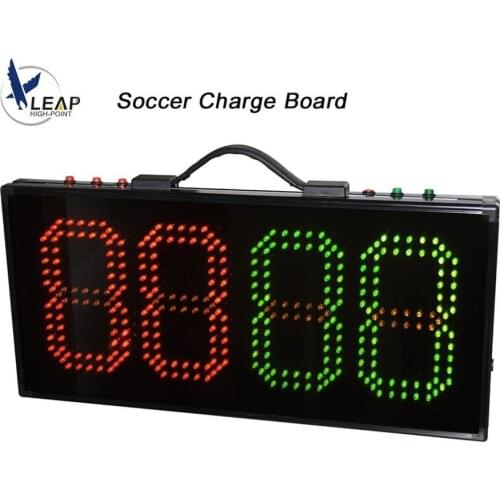LED Football Game Injury Time Display Boards change player soccer substitution board 1 side battery Sports referee equipment