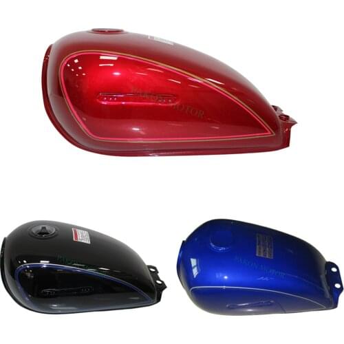 Motorcycle Petro Oil Metal Box Fuel Tank Assy For Haojue Lifan125 Suzuki GN 125cc GN125H Red Blue Black