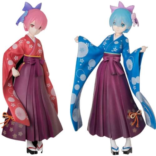 Tronzo Original Sega SPM Re:Zero Starting Life in Another World Ram Rem Wa Style PVC Action Figure Model Doll Toys