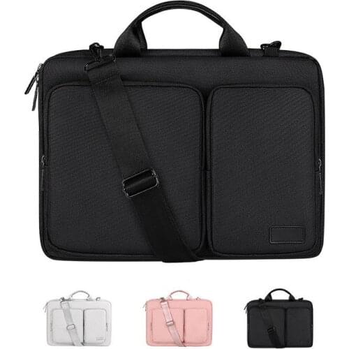 Universal Laptop Bag 13.3/14/15.4/15.6 inch Notebook Messenger Sleeve for Macbook Computer Handbag Shouder Bag Travel Briefcase